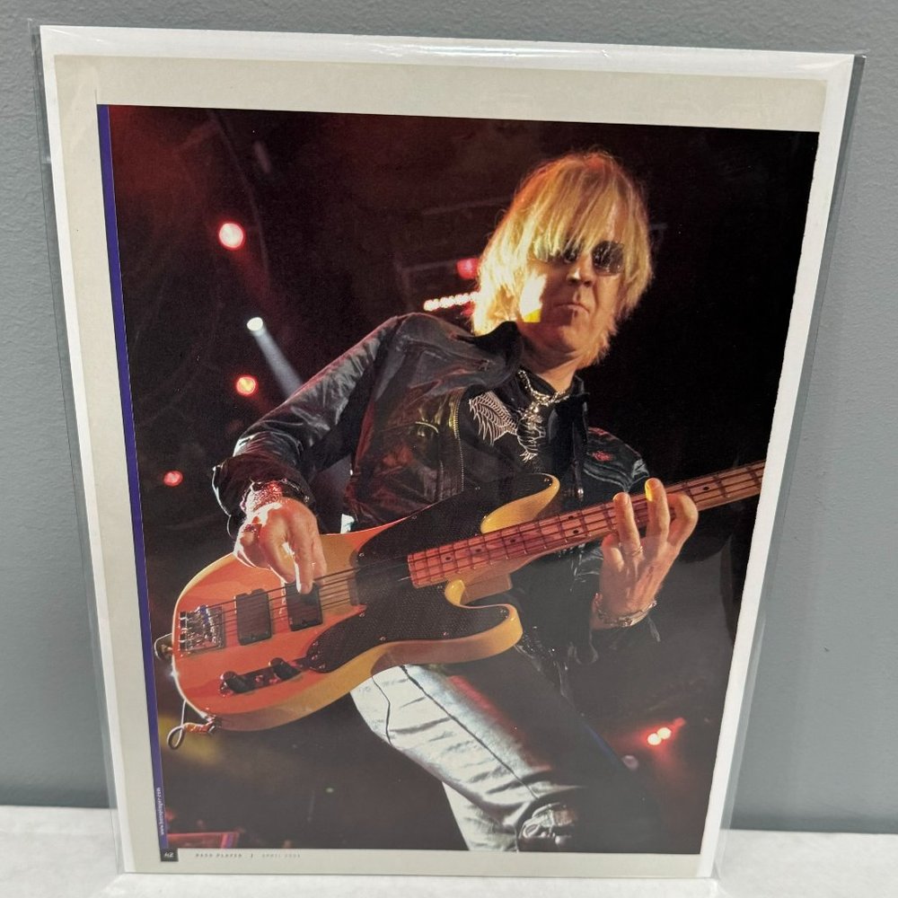 Tom Hamilton of Aerosmith - Music Print Photo Ad - 2006